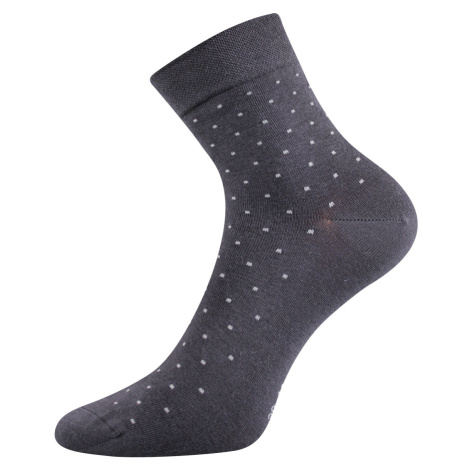 Lonka Fiona Dámske ponožky s voľným lemom - 3 páry BM000001333700100047 tmavo šedá