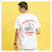 Tričko Urban Classics Giuseppe's Pizzeria Tee White