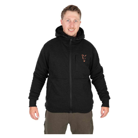 Fox bunda collection sherpa jacket black orange