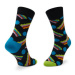 Happy Socks Ponožky Vysoké Unisex BAC01-9300 Čierna