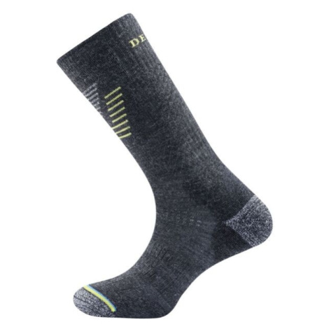 Devold HIKING MERINO MEDIUM Pánske vysoké turistické ponožky, tmavo sivá, veľkosť