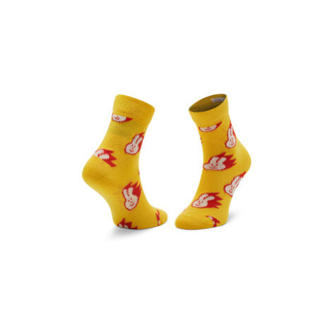 Happy Socks Súprava 2 párov vysokých detských ponožiek KBNC02-2200 Farebná