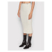 Calvin Klein Puzdrová sukňa Essential K20K203486 Béžová Slim Fit