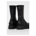Členkové topánky Vagabond Shoemakers Cosmo 2.0 dámske, čierna farba, na platforme