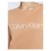 Calvin Klein Tričko Core Logo K20K202142 Béžová Regular Fit