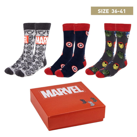 SOCKS PACK 3 PIECES MARVEL