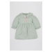 DEFACTO Baby Girl Long Sleeve Twill Dress