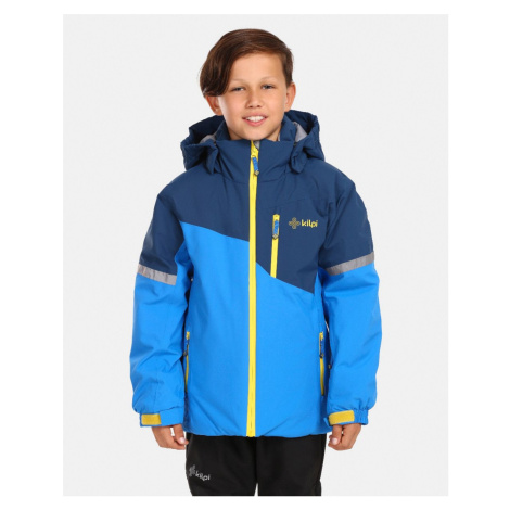 Boys' ski jacket Kilpi FERDEN-JB Blue