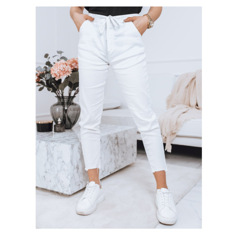 MIKI women's white pants Dstreet UY1185