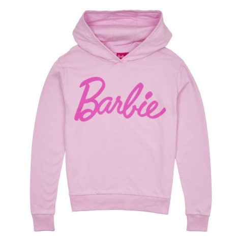 Barbie Dámska mikina s kapucňou (bledoružová)