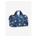 Modrá dámska kvetovaná cestovná taška Reisenthel Allrounder L Garden Blue
