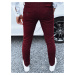 Men's Dstreet trousers burgundy