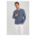 DEFACTO Slim Fit Crew Neck Sweater