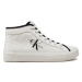 Calvin Klein Jeans Sneakersy Skater Vulcanized High Cs Ml Mr YW0YW01454 Biela