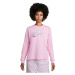 Nike NSW TEE OC 1 LS BOXY Dámske tričko s dlhým rukávom, ružová, veľkosť