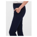 Nohavice slim ankle pants Modrá