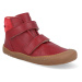 Barefoot detské zimné topánky Aylla - Chiri červené