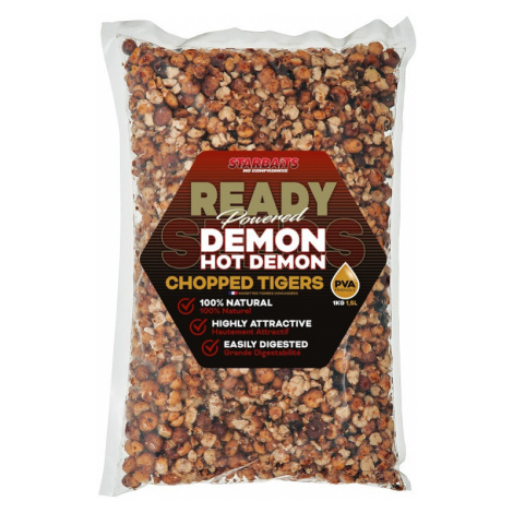 Starbaits drvený tigrí orech ready seeds hot demon chopped tiger 1 kg