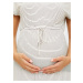 Biele pruhované tehotenské šaty Mama.licious Alison