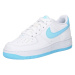 Nike Sportswear Tenisky 'Air Force 1 LV8 2'  svetlomodrá / biela