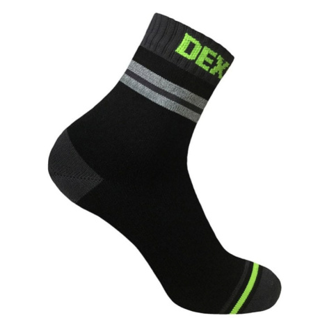 vodeodolné ponožky DexShell Provisibility Cycling Sock Grey Stripe