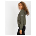 KHAKI PREŠÍVANÁ BOMBER MIKINA -RV-BL-8226.11X-KHAKI