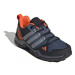 Chlapčenská nízka turistická obuv ADIDAS Terrex AX2R wonder steel grey three impact orange