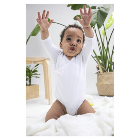 Babybugz Detské body s dlhým rukávom BZ60 White