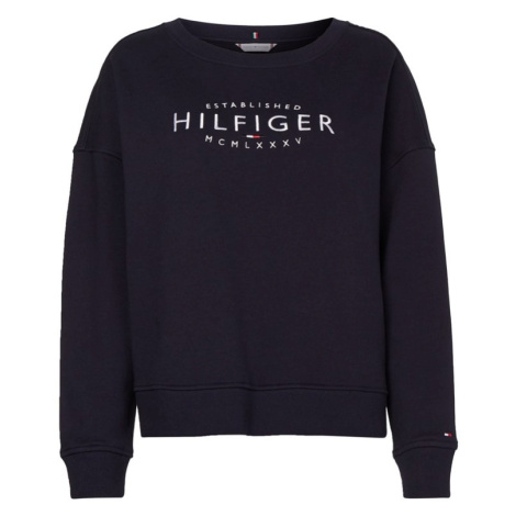 Tommy Hilfiger Mikina - REG NEW BRANDED O-NK modrá