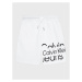 Calvin Klein Jeans Športové kraťasy Logo IB0IB01607 Biela Regular Fit