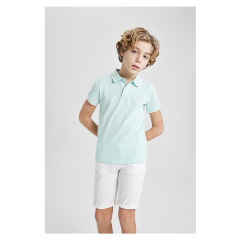 DEFACTO Boys Pique Short Sleeve Polo T-Shirt