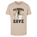 Men's T-shirt California Love Palm Trees beige