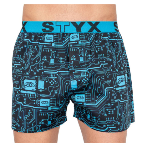 Men's briefs Styx art sports rubber printed circuit board