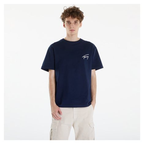 Tommy Jeans Reg Signature Tee Blue Tommy Hilfiger