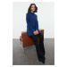 Trendyol Indigo Self-Patterned Knitwear Sweater