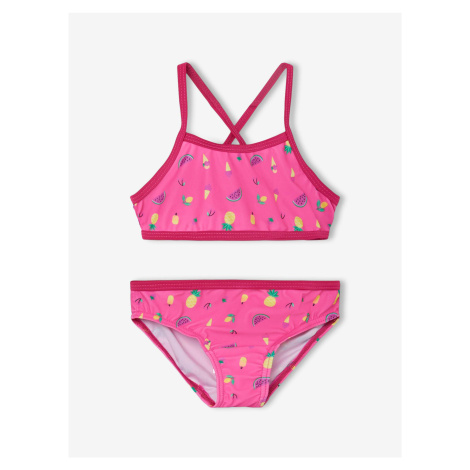 Pink Girly Patterned Swimwear Name It Ziza - Girls