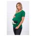 Maternity blouse Guck green