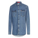 Tommy Jeans Košeľa - TJM WESTERN DENIM SHIRT svetlo-modrá