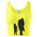 Dámské tričko pre milovníkov koní - dievča a kôň - darček pre milovníčku koní