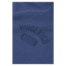 Tričko Woolrich Garment Dyed Logo T-Shirt Maritime Blue