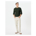 Koton Men's Khaki Sweater