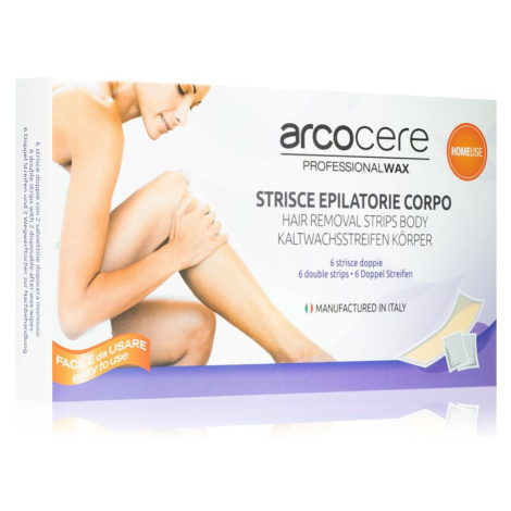 Arcocere Professional Wax voskové epilačné pásiky na telo pre ženy