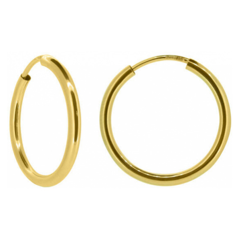 Brilio Dámske náušnice kruhy zo žltého zlata P005.750112005.75 5,5 cm