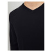 Čierny pánsky basic sveter Jack & Jones Basic