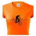 Dámské tričko s tepom cyklistu - pre nadšencov MTB
