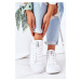 Women's Leather High Sneakers Big Star GG274016 White 37