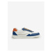 Geox Blue and White Mens Sneakers - Men