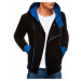 Ombre Hoodie B297 Black/Blue