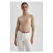 DEFACTO Regular Fit Turtleneck Basic Knitwear Sweater