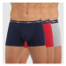 Pánske boxerky 3 ks DIM COTTON STRETCH BOXER 3x - DIM - tmavo modrá